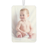 カスタム写真パーソナライズされたユニーク車 カーエアーフレッシュナー (裏面)