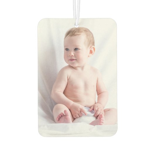 カスタム写真パーソナライズされたユニーク車 カーエアーフレッシュナー (裏面)