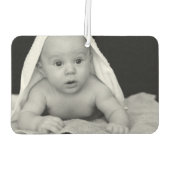 カスタム写真パーソナライズされたユニーク カーエアーフレッシュナー (裏面)