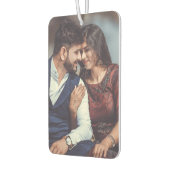 カスタム写真パーソナライズされた両面カー カーエアーフレッシュナー (左)