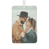 カスタム写真パーソナライズされた両面カー カーエアーフレッシュナー (裏面)