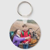 カスタム写真パーソナライズされた両面 キーホルダー (正面)