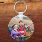 カスタム写真パーソナライズされた両面 キーホルダー (正面)