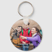 カスタム写真パーソナライズされた両面 キーホルダー (裏面)