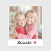 カスタム写真パーソナライズされた四角ステッカー シール (シート)