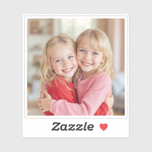 カスタム写真パーソナライズされた四角ステッカー シール (シート)