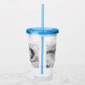 カスタム写真パーソナライズされた家族ベビー子 アクリルタンブラー (右)