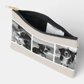 カスタム写真パーソナライズされた愛犬の写真 アクセサリーポーチ (見開き)