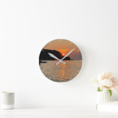 カスタム写真パーソナライズされた手首 ラウンド壁時計 (ホーム)