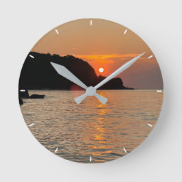 カスタム写真パーソナライズされた手首 ラウンド壁時計