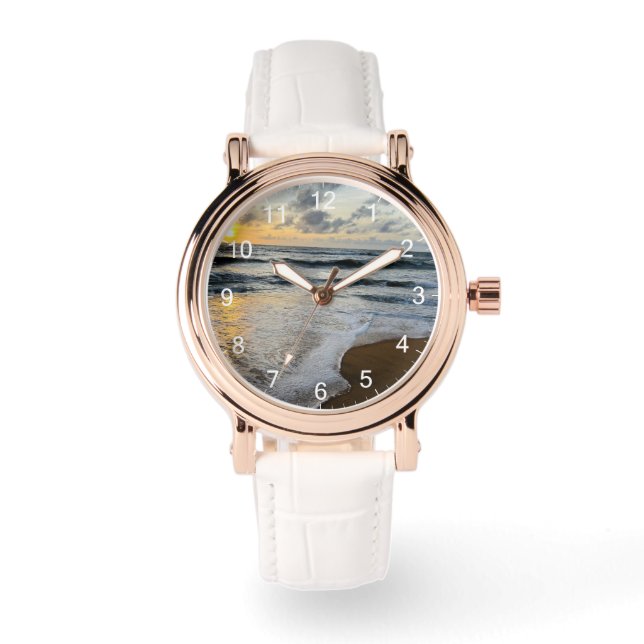 カスタム写真パーソナライズされた手首 腕時計 (正面)