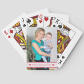 カスタム写真パーソナライズされた文字モダン群 トランプ (裏面)