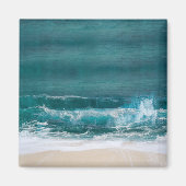 カスタム写真パーソナライズされた旅行冷蔵庫モダン マグネット (正面)