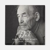 カスタム写真パーソナライズされた死 マグネット (正面)