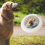 カスタム写真パーソナライズされた犬 Wham-Oフリスビー<br><div class="desc">お与え前の犬はフリパーソナライズされたスビーの贈り物と彼女の名前とカスタム写真。</div>
