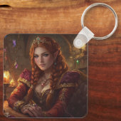 カスタム写真パーソナライズされた自分の写真キーを追加 キーホルダー (裏面)