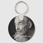 カスタム写真パーソナライズされた記念 キーホルダー (正面)