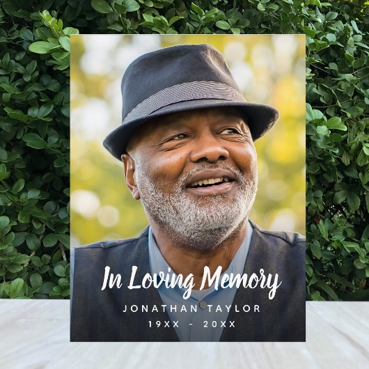 カスタム写真パーソナライズされた追悼式 アクリルサイン