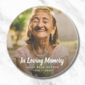 カスタム写真パーソナライズされた追悼式 コースター