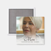 カスタム写真パーソナライズされた追悼式 マグネット (正面/裏面)