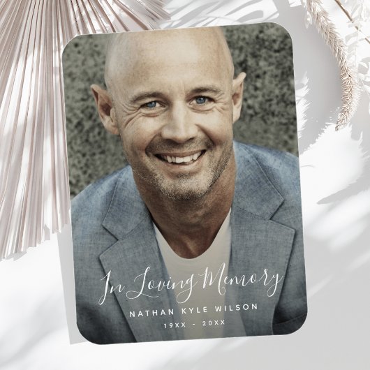 カスタム写真パーソナライズされた追悼式 マグネット