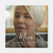 カスタム写真パーソナライズされた追悼式 マグネット (正面)