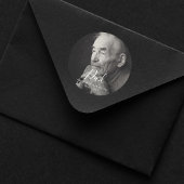 カスタム写真パーソナライズされた追悼式 ラウンドシール