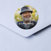 カスタム写真パーソナライズされた追悼式 ラウンドシール
