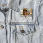 カスタム写真パーソナライズされた追悼式 缶バッジ (インサイチュ)