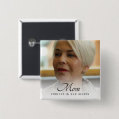 カスタム写真パーソナライズされた追悼式 缶バッジ (正面&裏面)