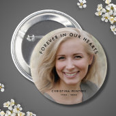 カスタム写真パーソナライズされた追悼式 缶バッジ