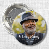 カスタム写真パーソナライズされた追悼式 缶バッジ