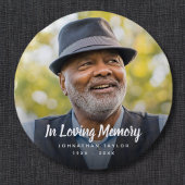 カスタム写真パーソナライズされた追悼式 缶バッジ