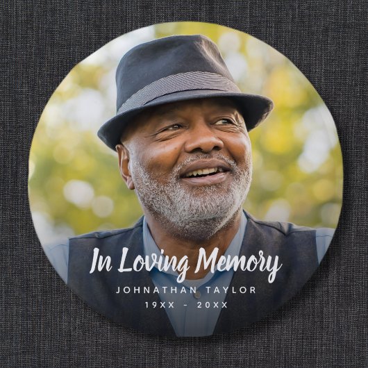 カスタム写真パーソナライズされた追悼式 缶バッジ