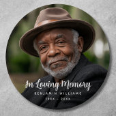 カスタム写真パーソナライズされた追悼式 缶バッジ