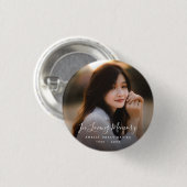 カスタム写真パーソナライズされた追悼式 缶バッジ (正面&裏面)
