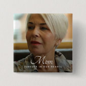 カスタム写真パーソナライズされた追悼式 缶バッジ (正面)