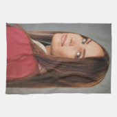 カスタム写真パーソナライズされた キッチンタオル (横)