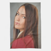 カスタム写真パーソナライズされた キッチンタオル (縦)