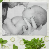 カスタム写真パーソナライズされた キッチンタオル (折り畳み)