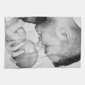 カスタム写真パーソナライズされた キッチンタオル (横)