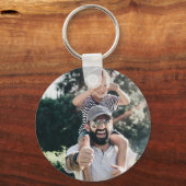 カスタム写真パーソナライズされた キーホルダー (正面)
