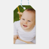 カスタム写真パーソナライズされた ギフトタグ (正面)