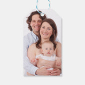 カスタム写真パーソナライズされた ギフトタグ (裏面)