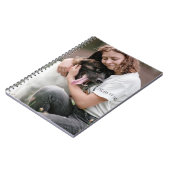 カスタム写真パーソナライズされた ノートブック (左側)