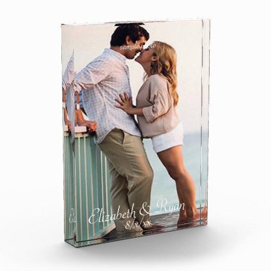 カスタム写真パーソナライズされた、 フォトブロック (左)