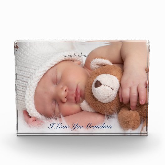 カスタム写真パーソナライズされた, フォトブロック (正面)