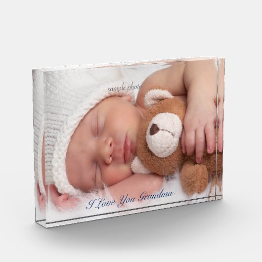 カスタム写真パーソナライズされた, フォトブロック (左)