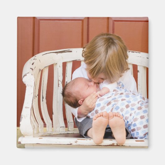 カスタム写真パーソナライズされた マグネット (正面)