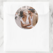 カスタム写真パーソナライズされた ラウンドシール (バッグ)